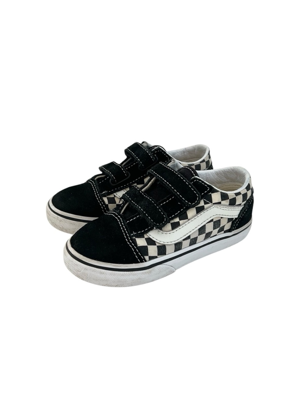 VANS Toddler Old Skool V Checkerboard Shoe